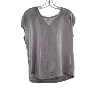 Good Hart Women's Cap Sleeve Top V-Neck Lilac Size Small New